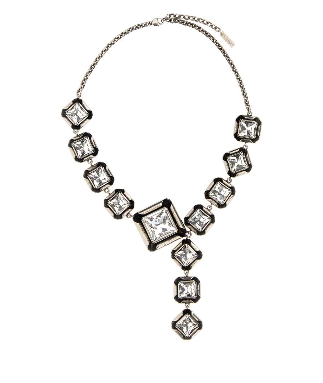 GIVENCHY Серебряное металлическое колье, фото 1