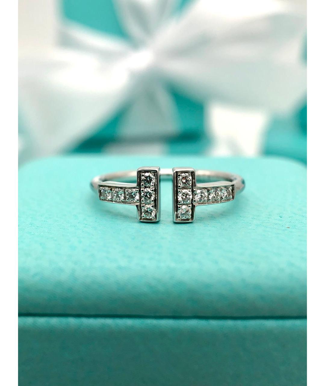 TIFFANY&CO Серебряное кольцо из белого золота, фото 2