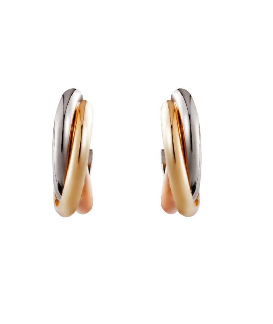 CARTIER Золотые серьги из желтого золота, фото 1