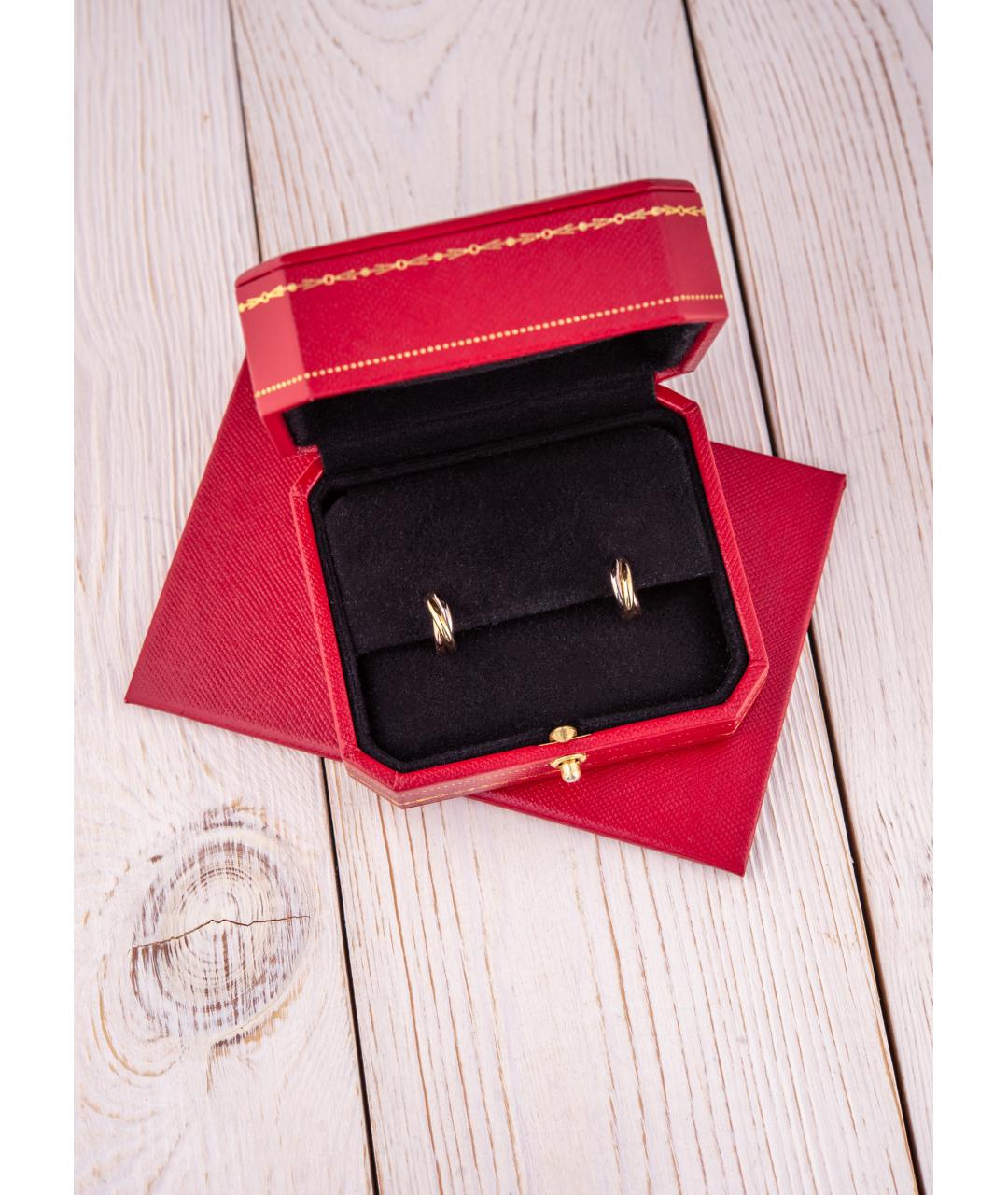 CARTIER Золотые серьги из желтого золота, фото 3