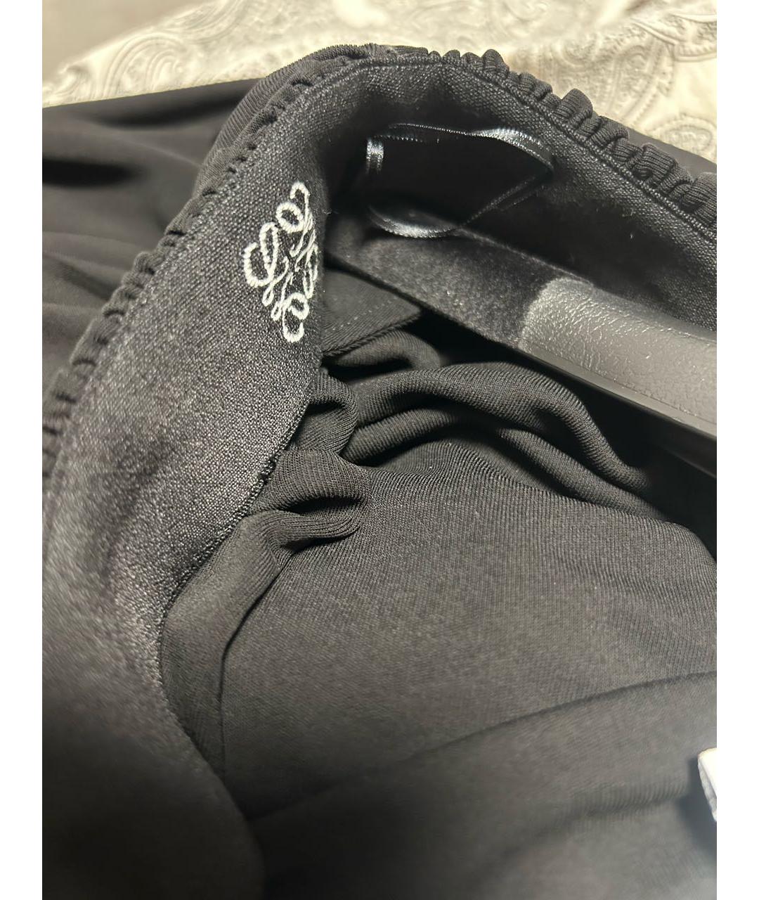 LOEWE Черные брюки широкие, фото 8