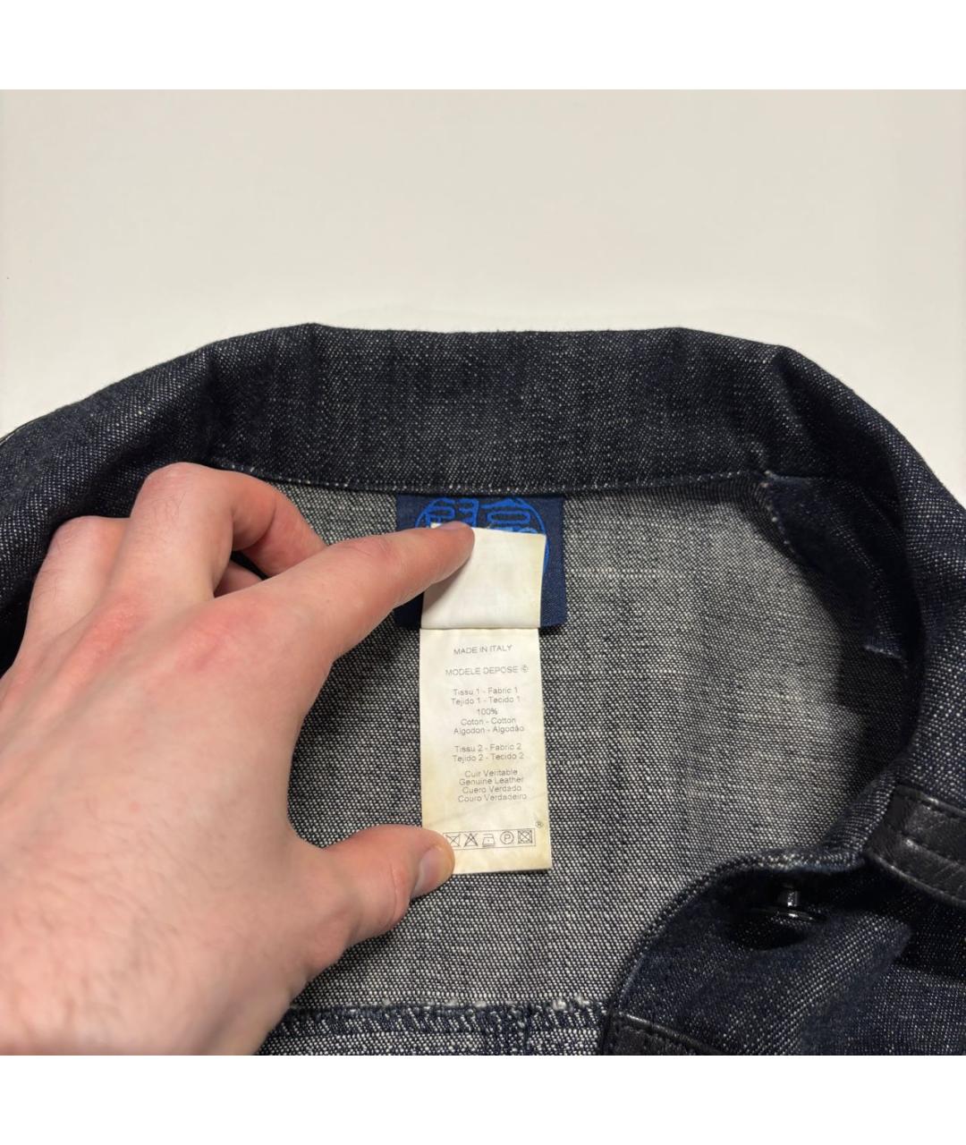 KENZO Темно-синяя деним куртка, фото 6