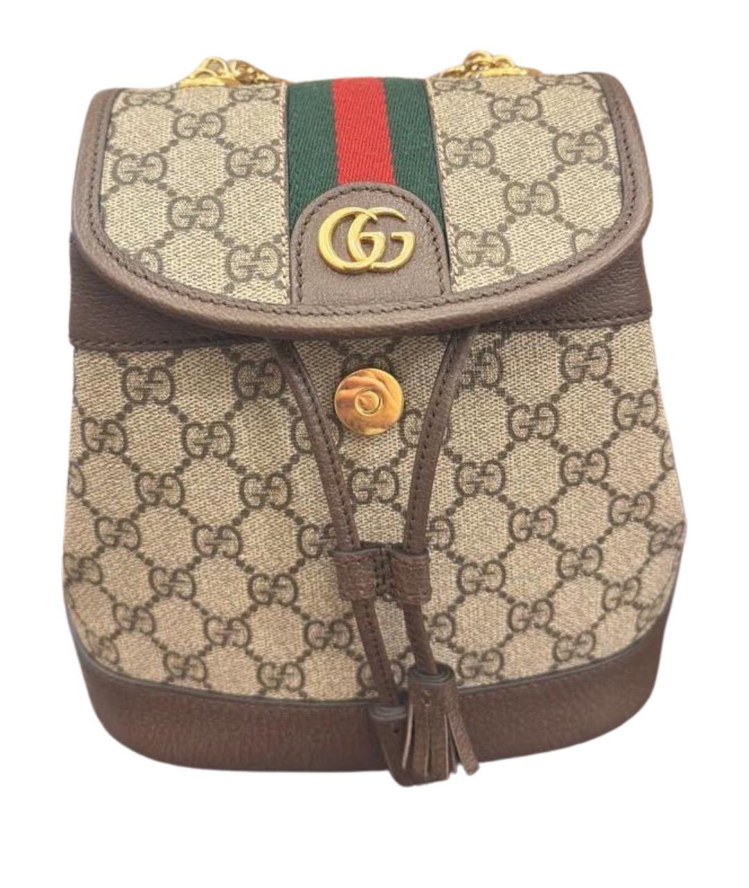 GUCCI Бежевый рюкзак, фото 1