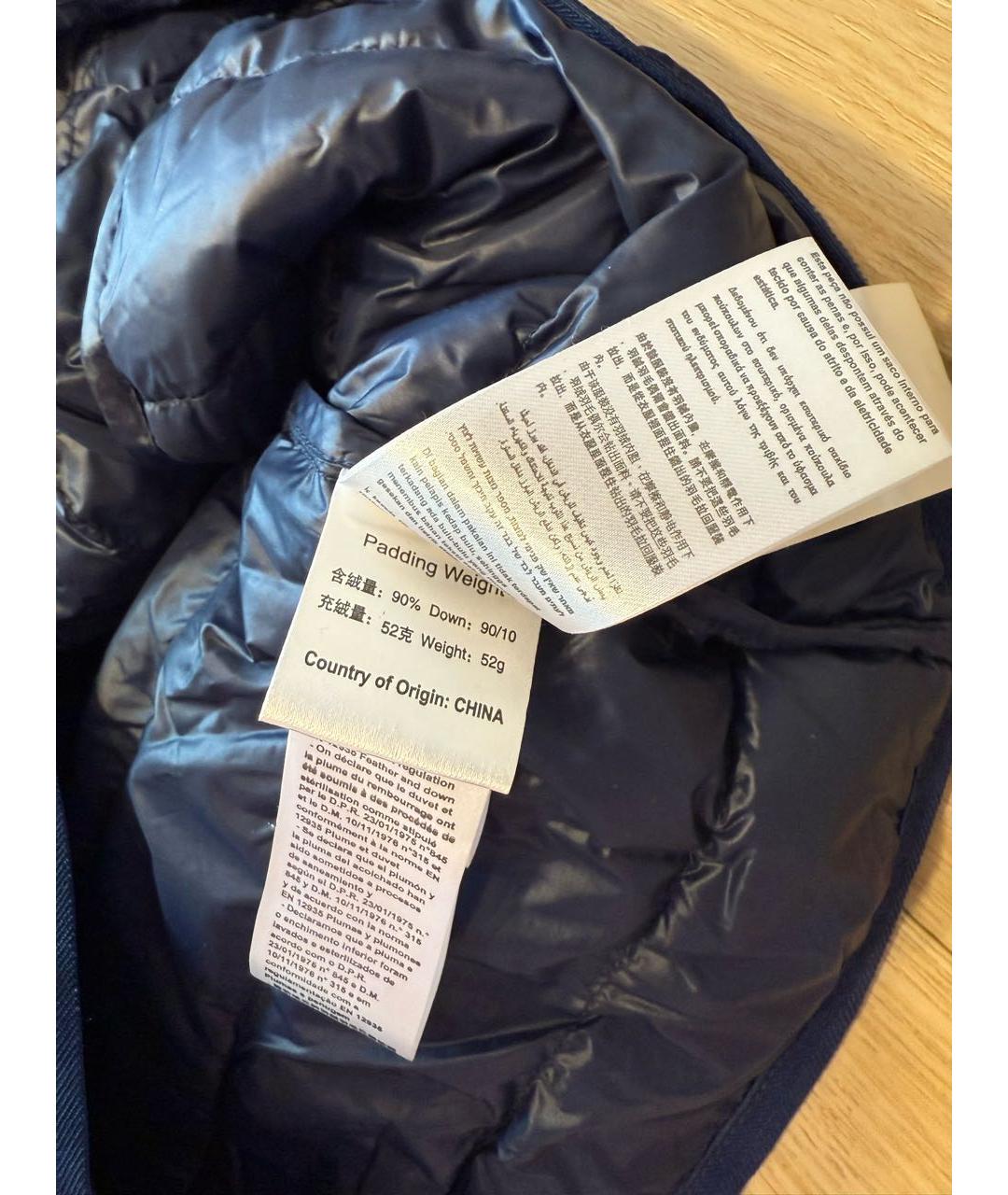 EA7 Темно-синяя куртка, фото 5