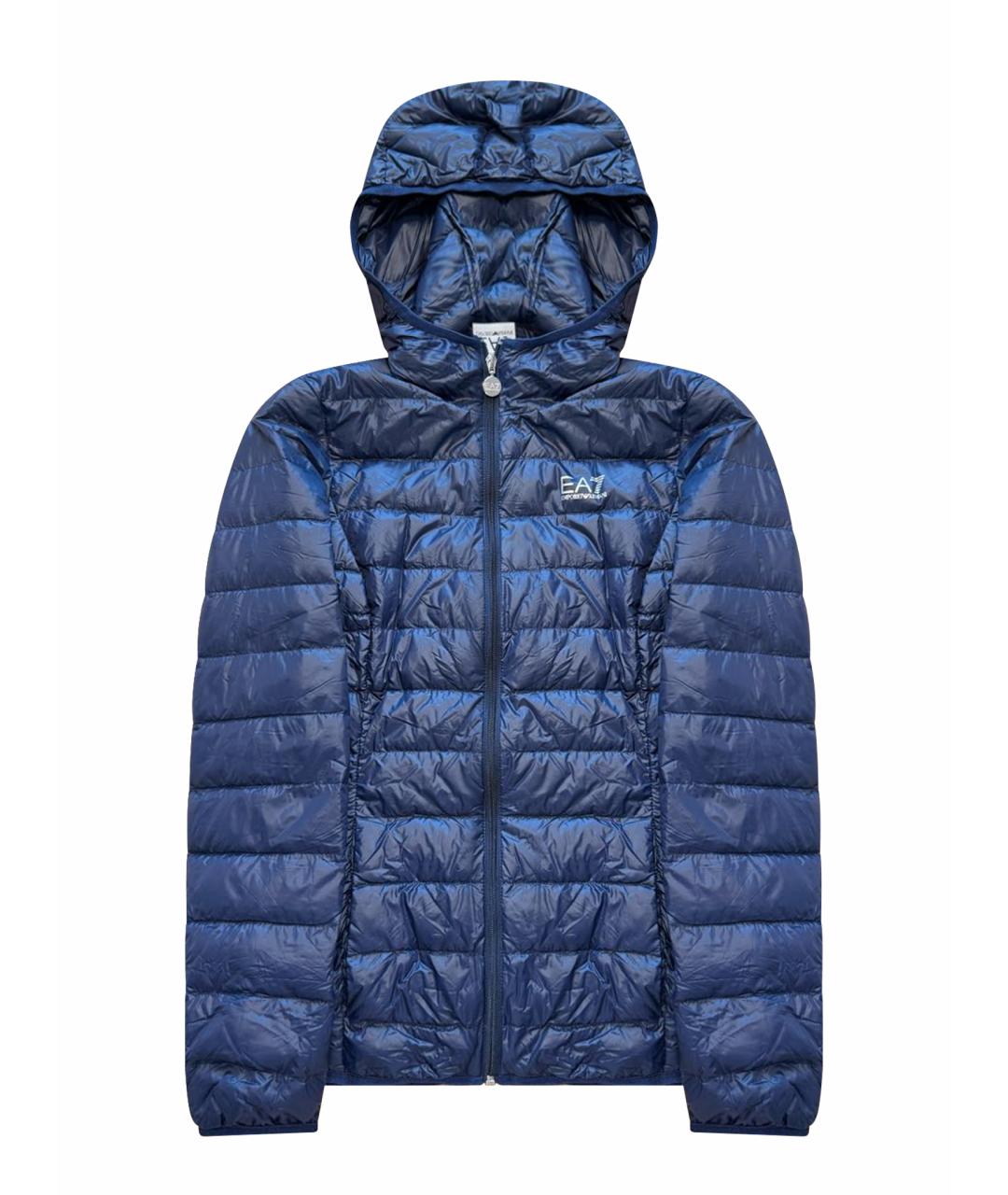 EA7 Темно-синяя куртка, фото 1
