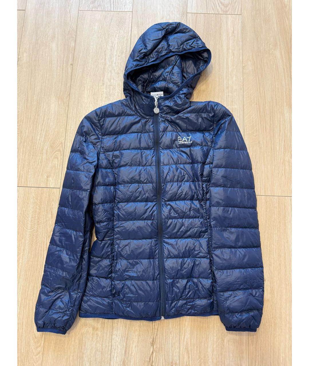 EA7 Темно-синяя куртка, фото 7