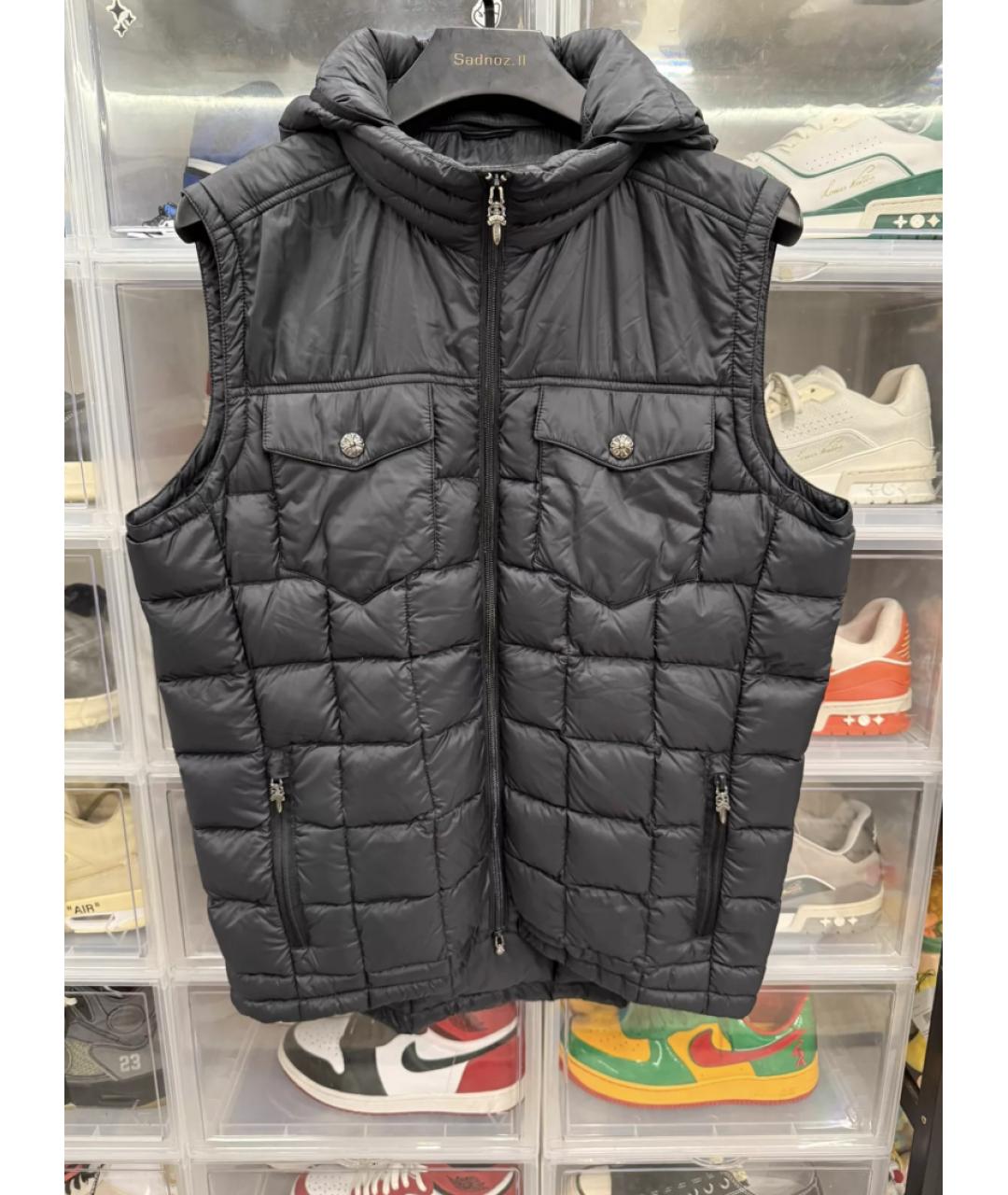 CHROME HEARTS Черный жилет, фото 6