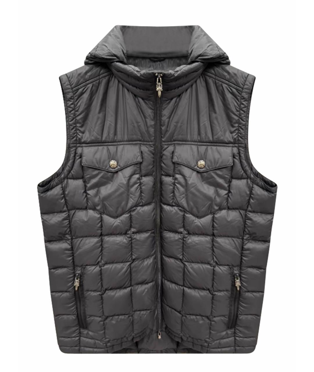 CHROME HEARTS Черный жилет, фото 1