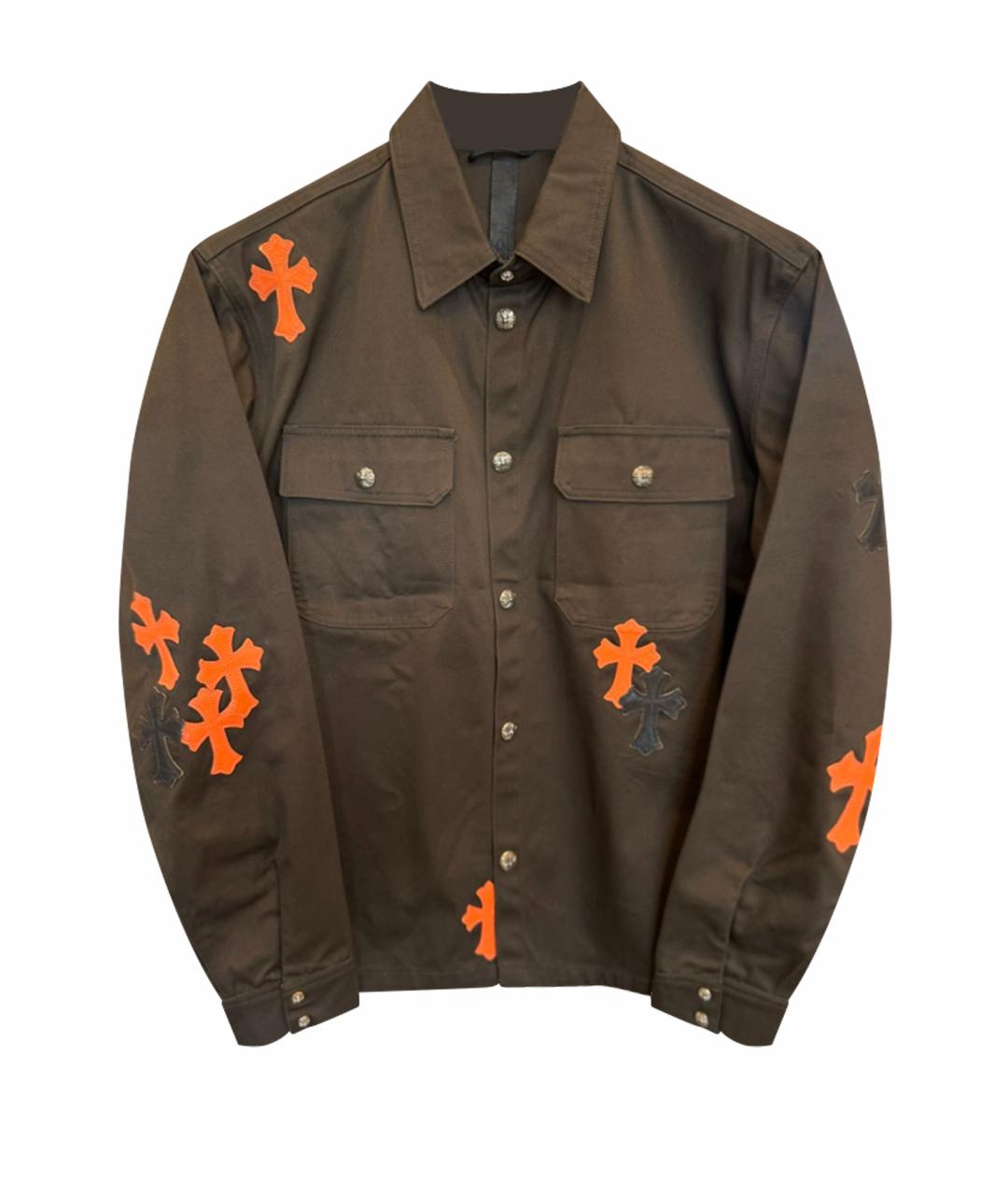 CHROME HEARTS Коричневая куртка, фото 1