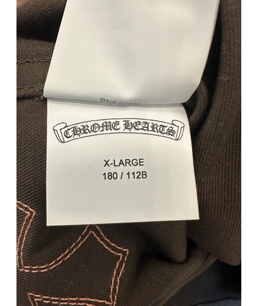 CHROME HEARTS Коричневая куртка, фото 2