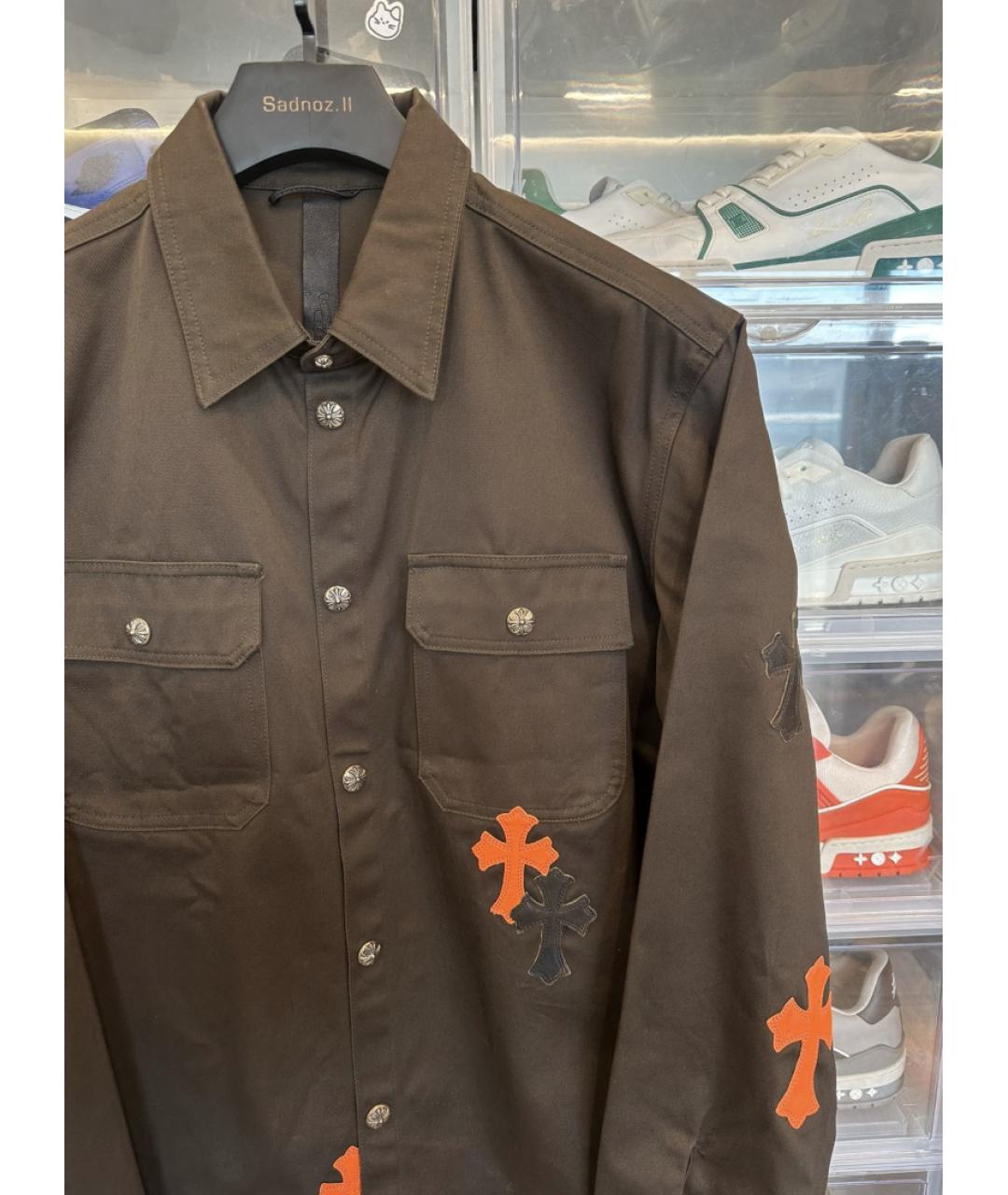 CHROME HEARTS Коричневая куртка, фото 6