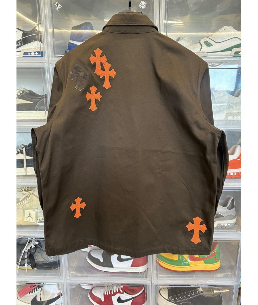 CHROME HEARTS Коричневая куртка, фото 5