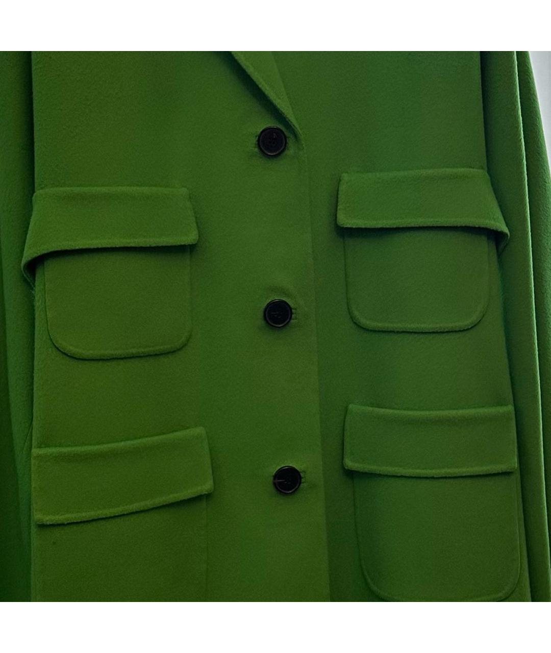 VALENTINO Зеленые кашемировое пальто, фото 7