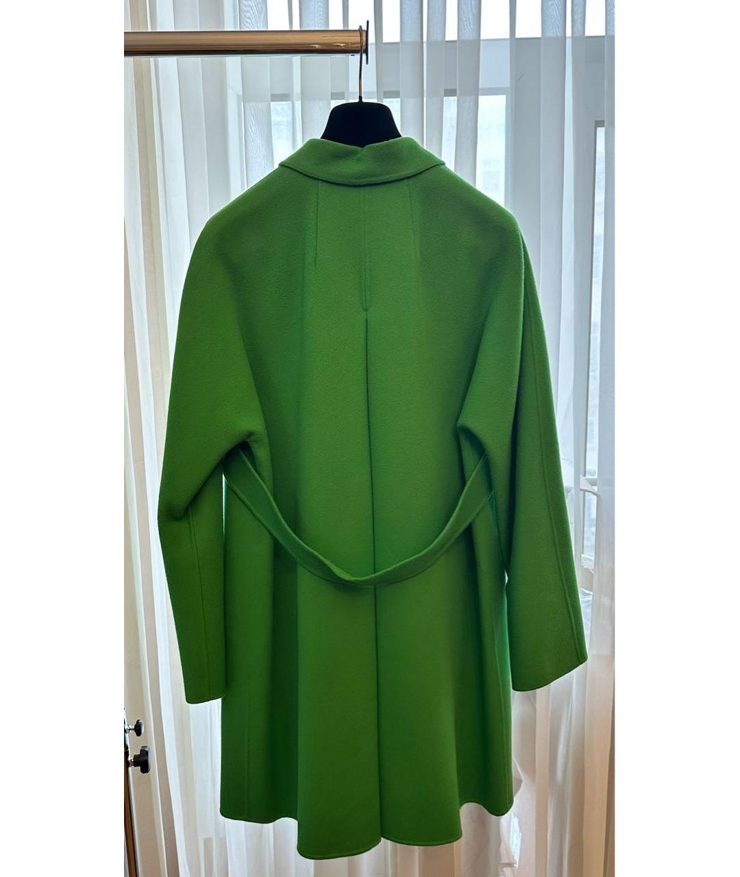 VALENTINO Зеленые кашемировое пальто, фото 2