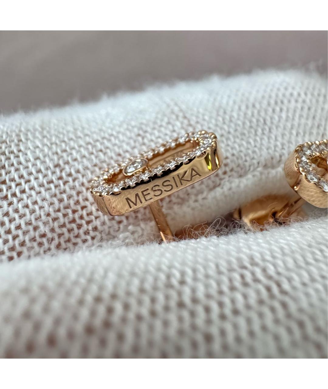 MESSIKA Золотые серьги из розового золота, фото 5