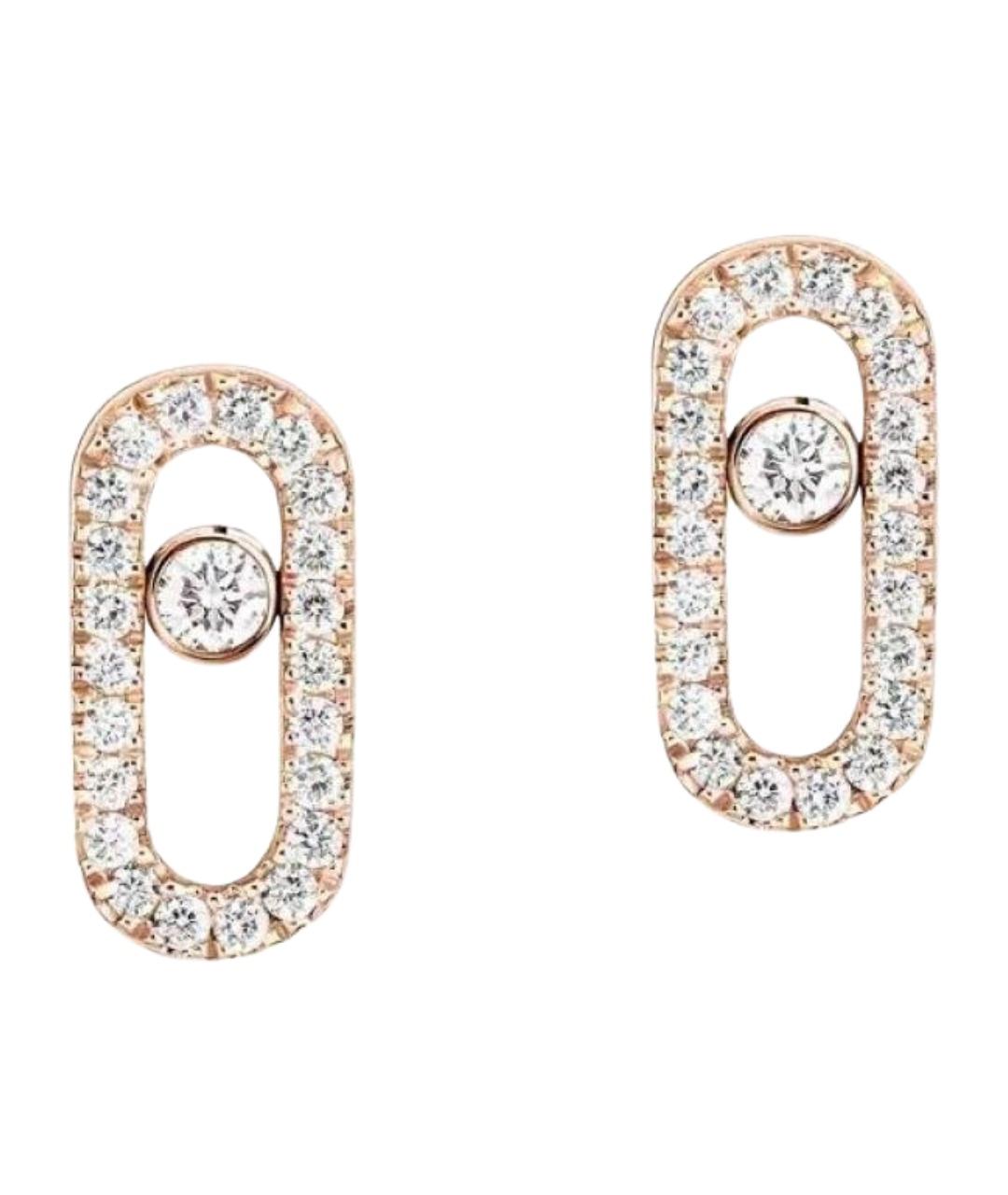 MESSIKA Золотые серьги из розового золота, фото 1