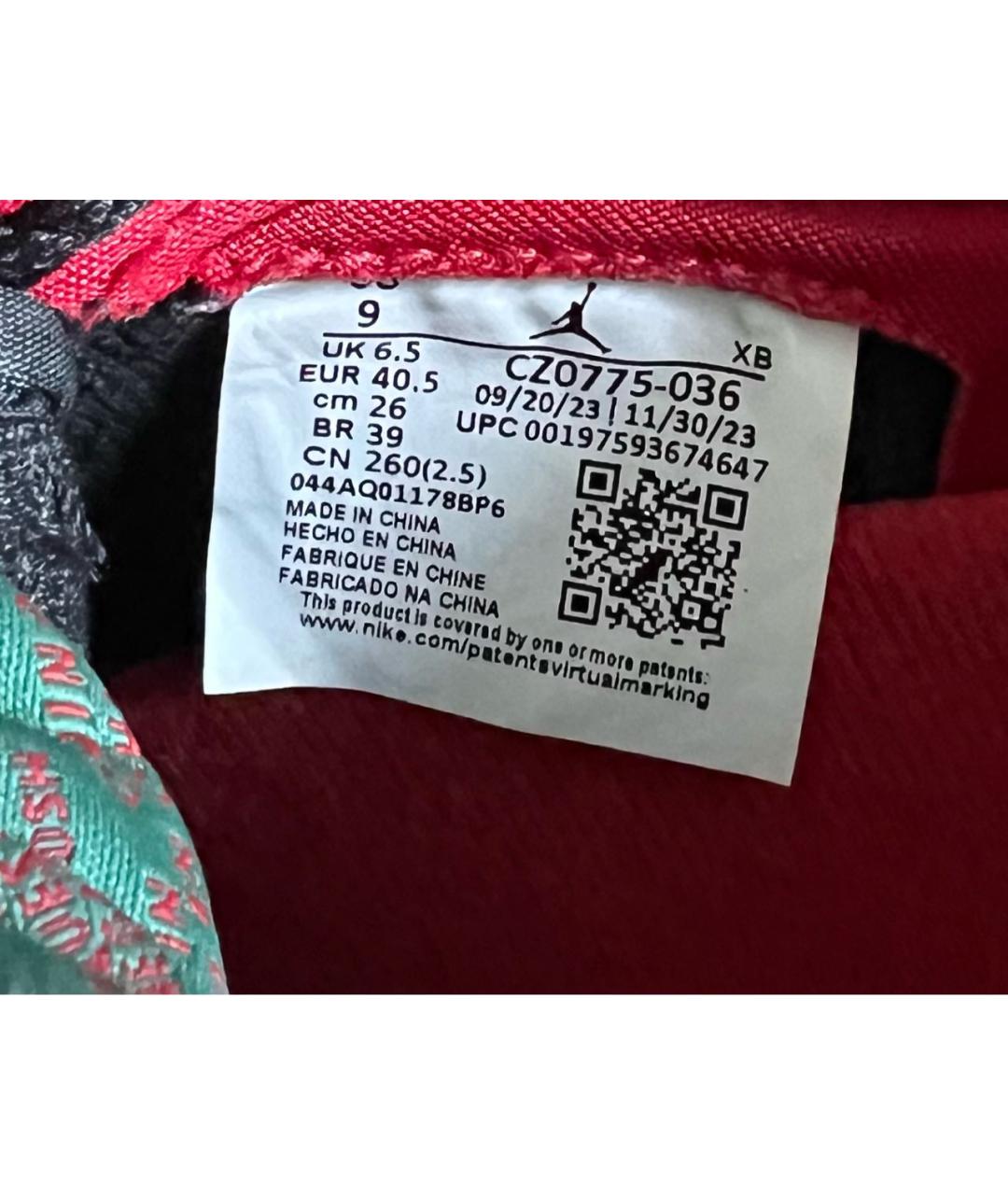 JORDAN Мульти кожаные кеды, фото 7