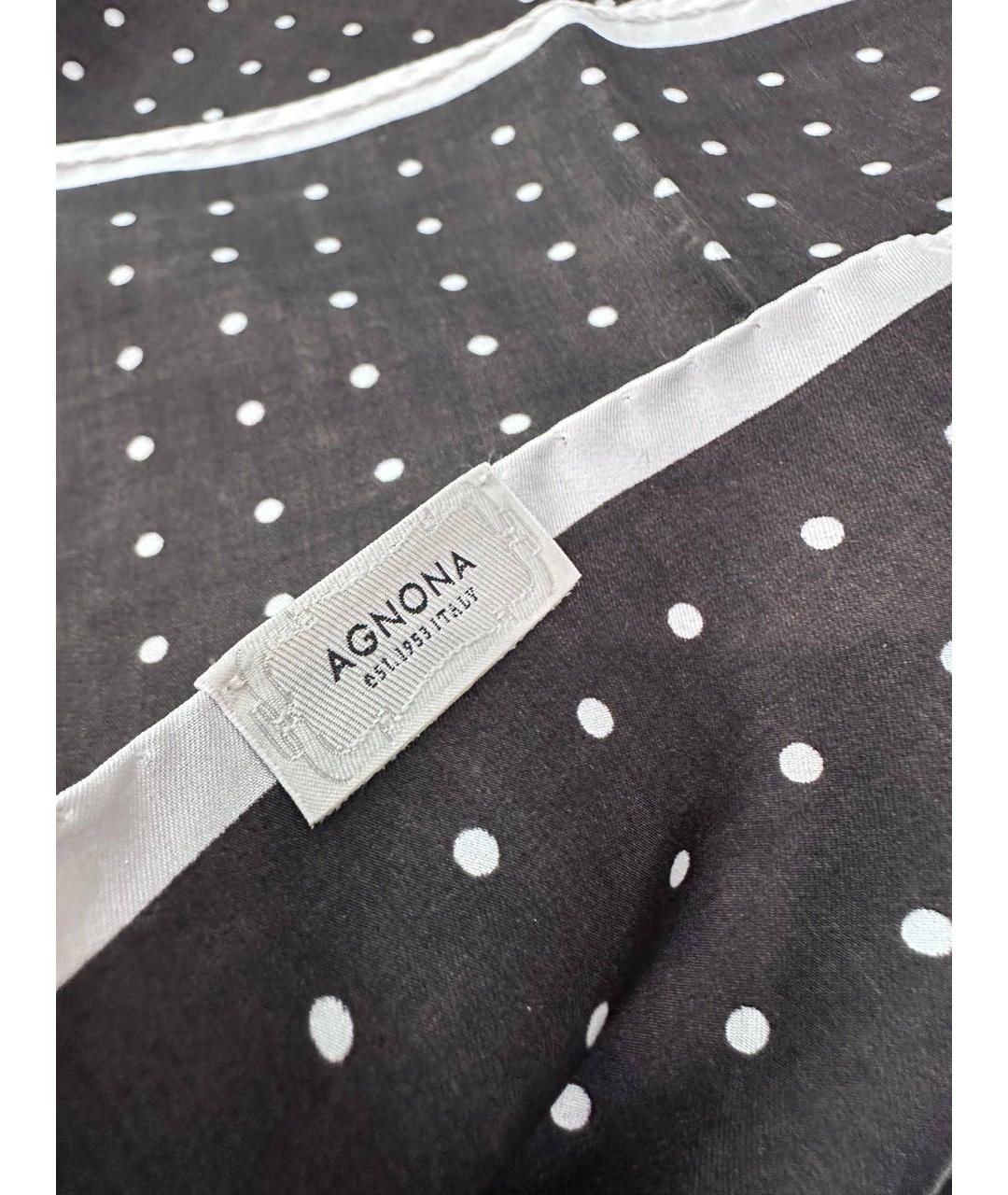 AGNONA Мульти шелковый платок, фото 3