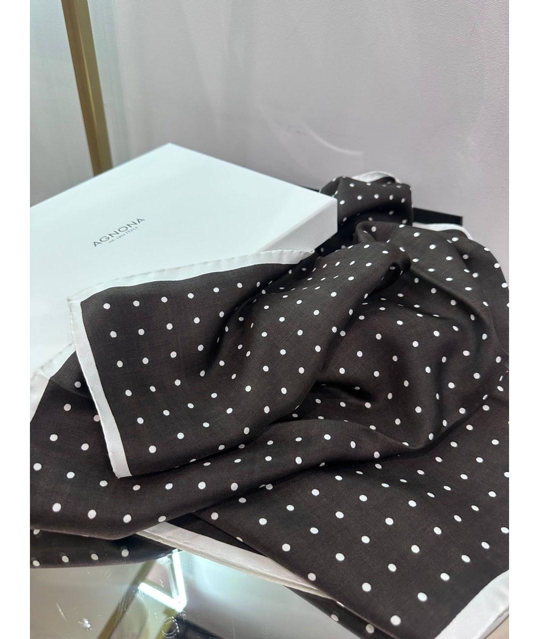 AGNONA Мульти шелковый платок, фото 5