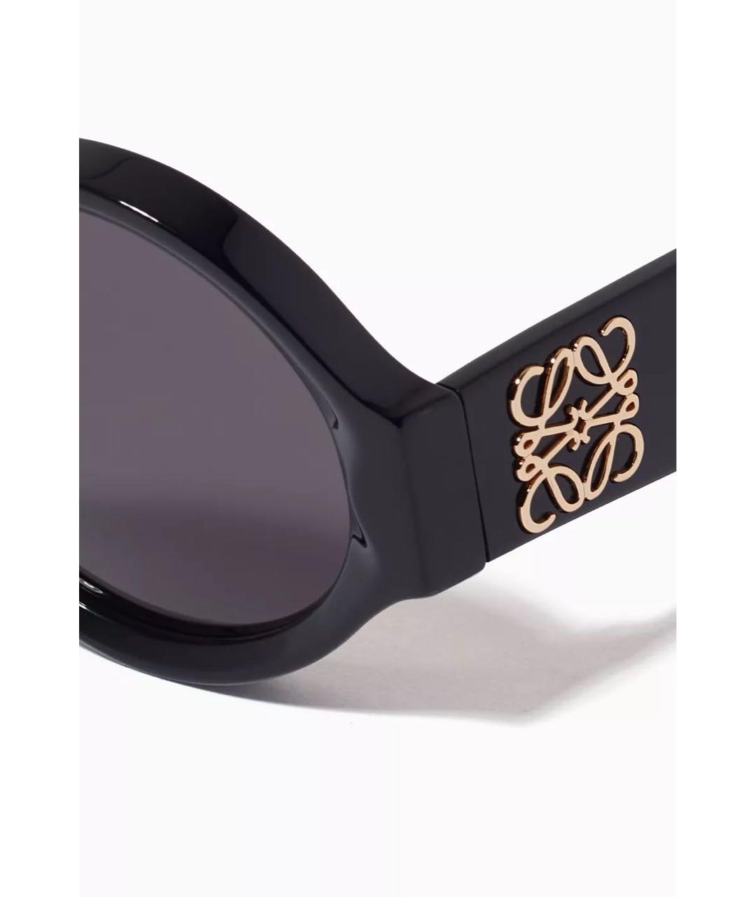 LOEWE Черные пластиковые солнцезащитные очки, фото 2