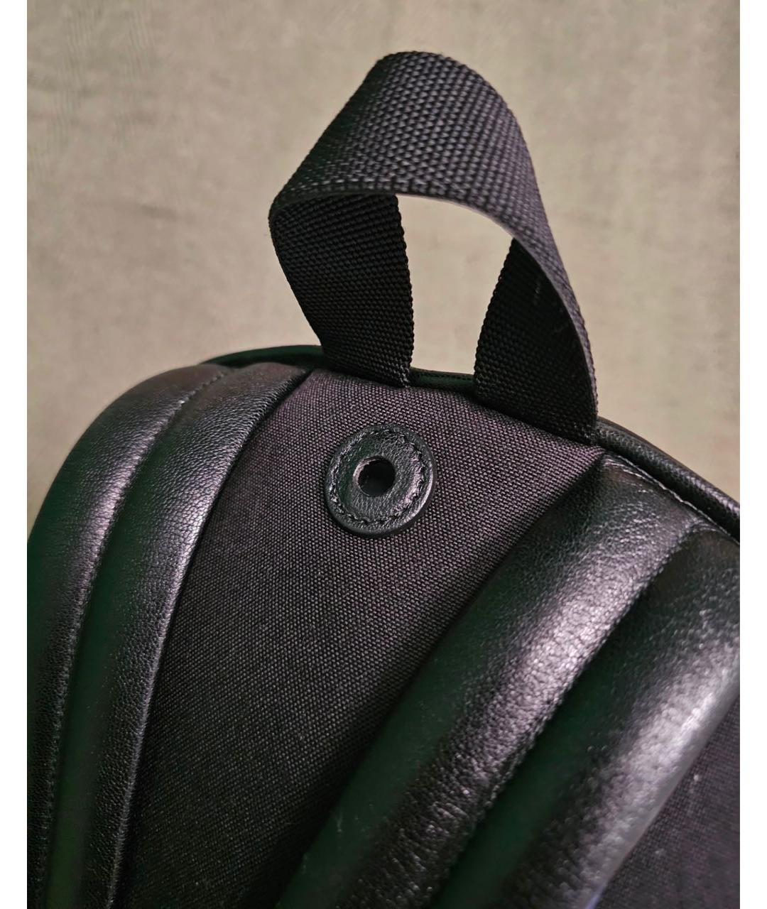 SAINT LAURENT Черный кожаный рюкзак, фото 8