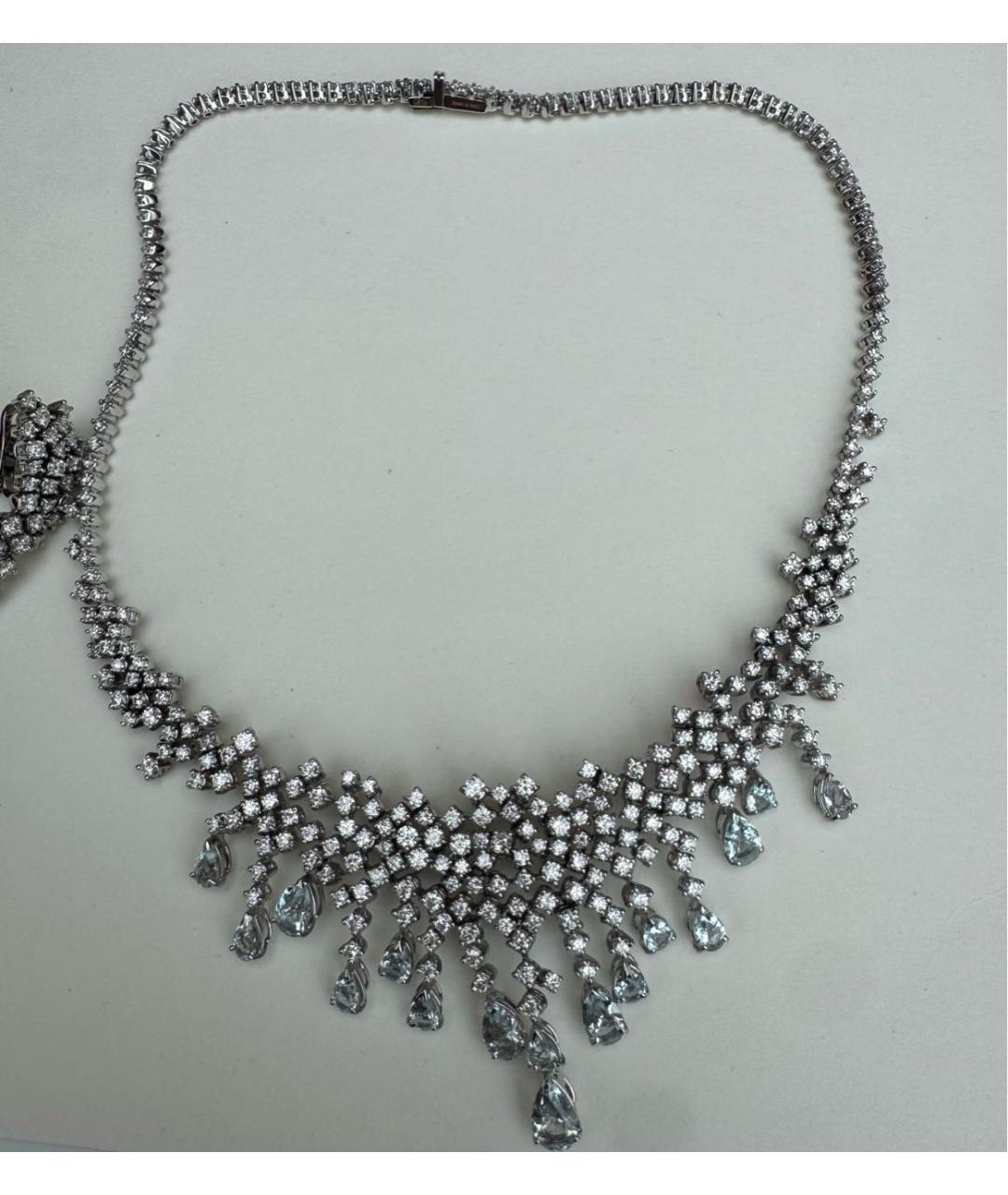 DAMIANI Голубой комплект из белого золота, фото 6