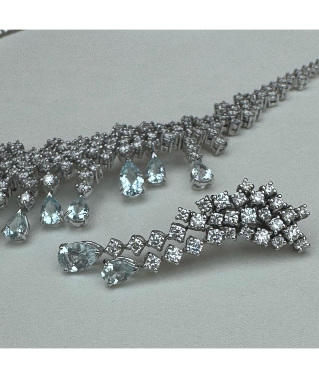 DAMIANI Голубой комплект из белого золота, фото 3