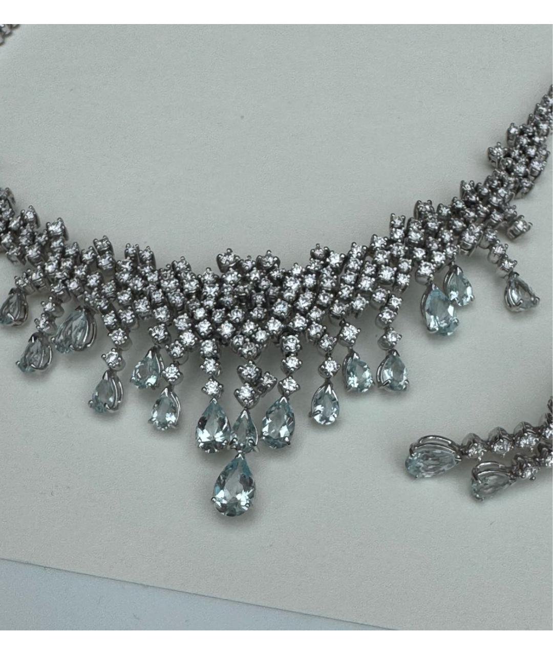 DAMIANI Голубой комплект из белого золота, фото 5