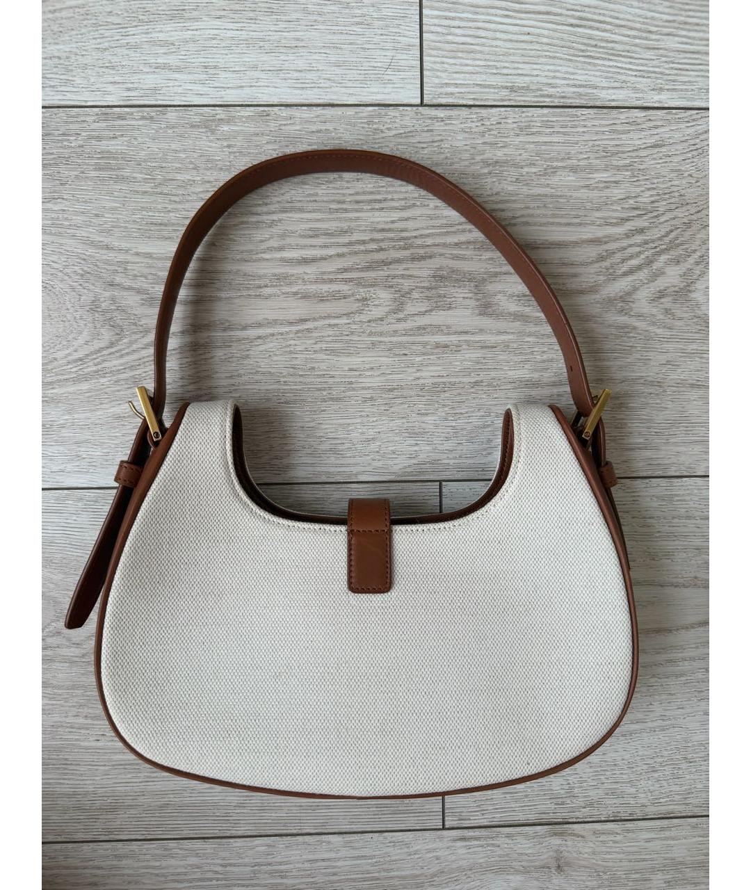 SAINT LAURENT Бежевая сумка через плечо, фото 3