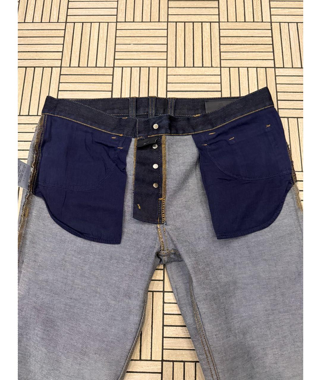 GUCCI Темно-синие хлопко-эластановые джинсы скинни, фото 3