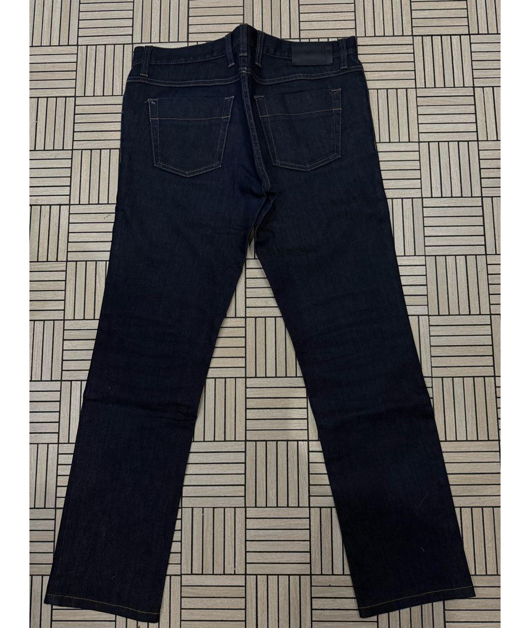 GUCCI Темно-синие хлопко-эластановые джинсы скинни, фото 2