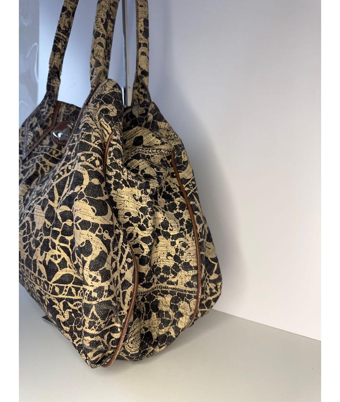 VIVIENNE WESTWOOD Бежевая сумка с короткими ручками, фото 6