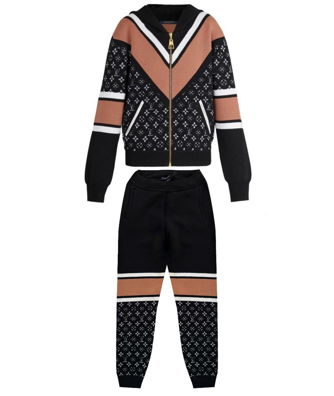 LOUIS VUITTON Черный шерстяной спортивные костюмы, фото 1