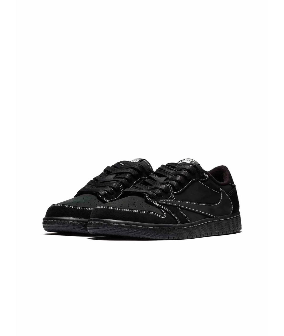 NIKE Черные низкие кроссовки / кеды, фото 2