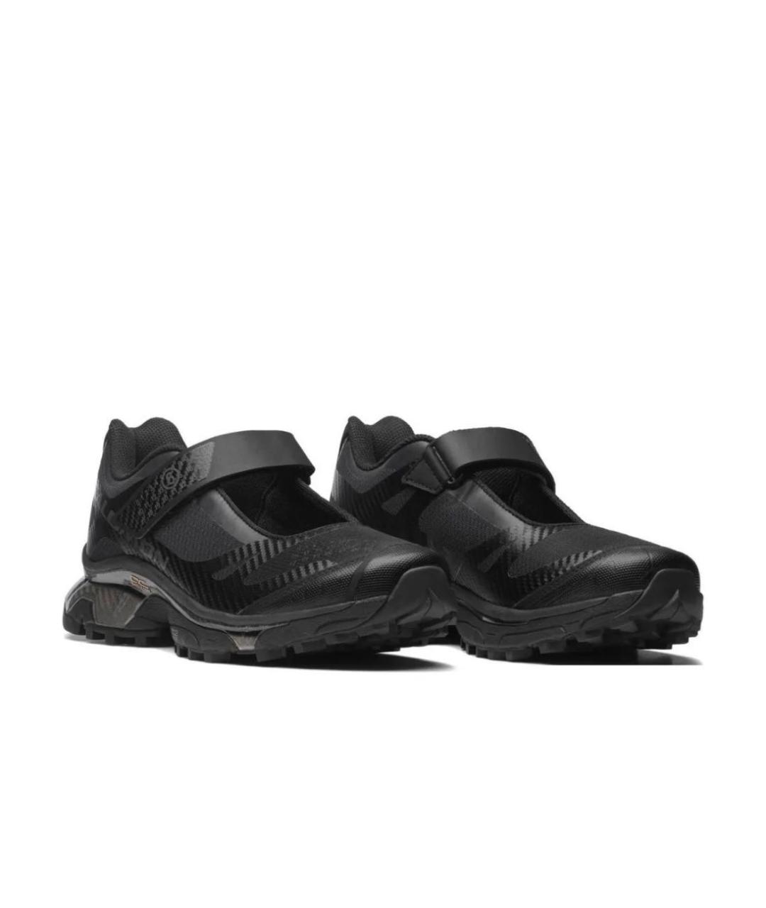 MM6 MAISON MARGIELA Черные текстильные низкие кроссовки / кеды, фото 2