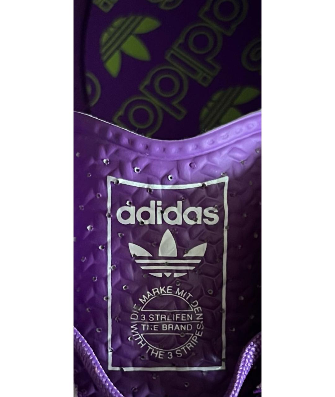 ADIDAS Фиолетовые нубуковые кроссовки, фото 5