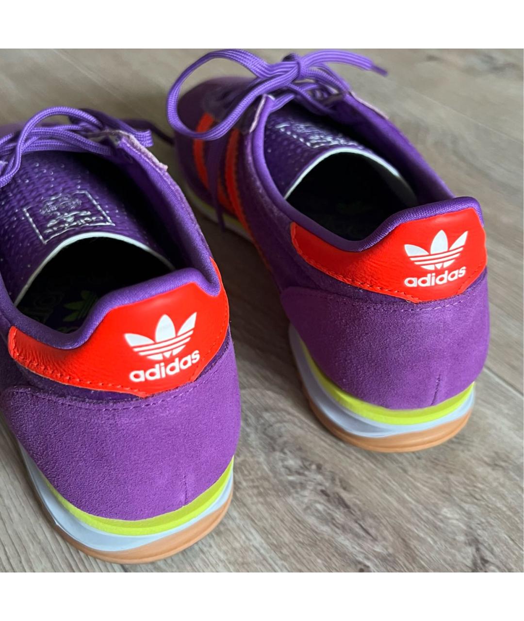 ADIDAS Фиолетовые нубуковые кроссовки, фото 4