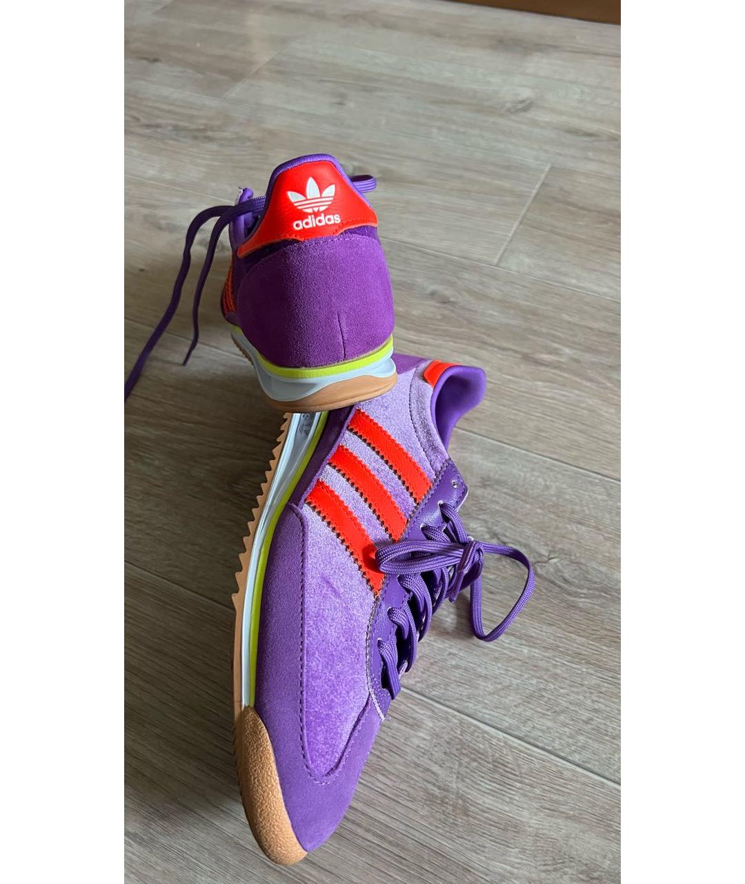 ADIDAS Фиолетовые нубуковые кроссовки, фото 7