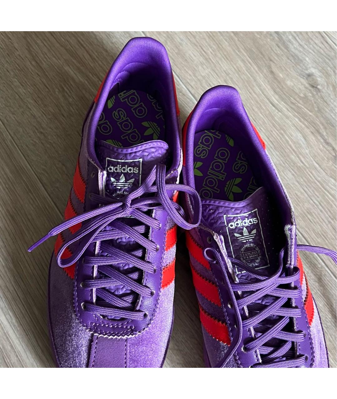 ADIDAS Фиолетовые нубуковые кроссовки, фото 8