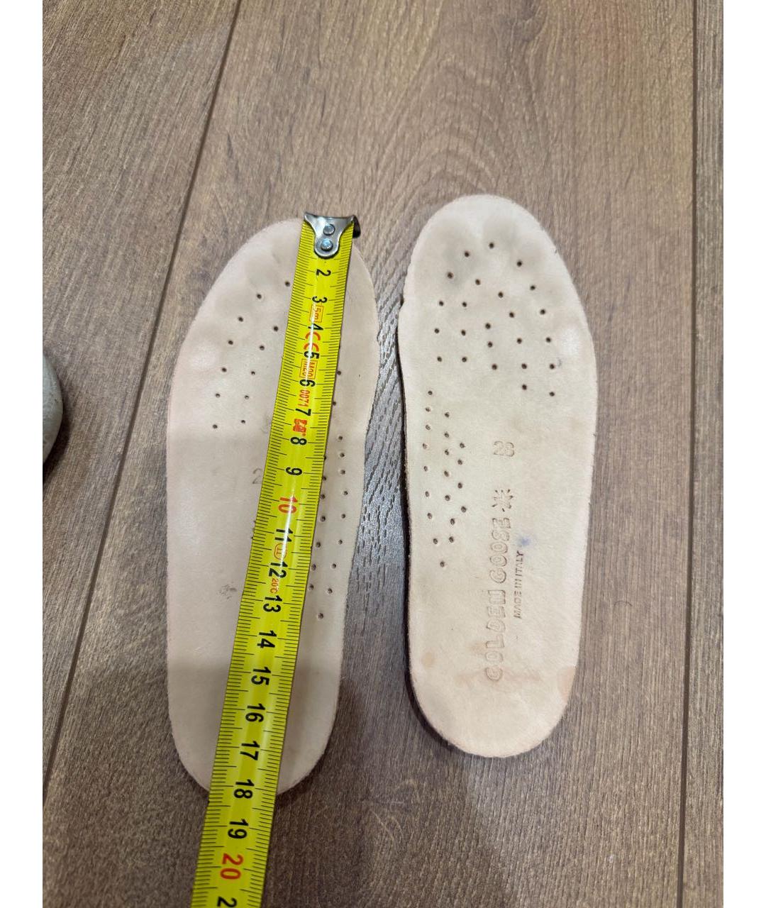 GOLDEN GOOSE DELUXE BRAND Белые кожаные кеды, фото 5