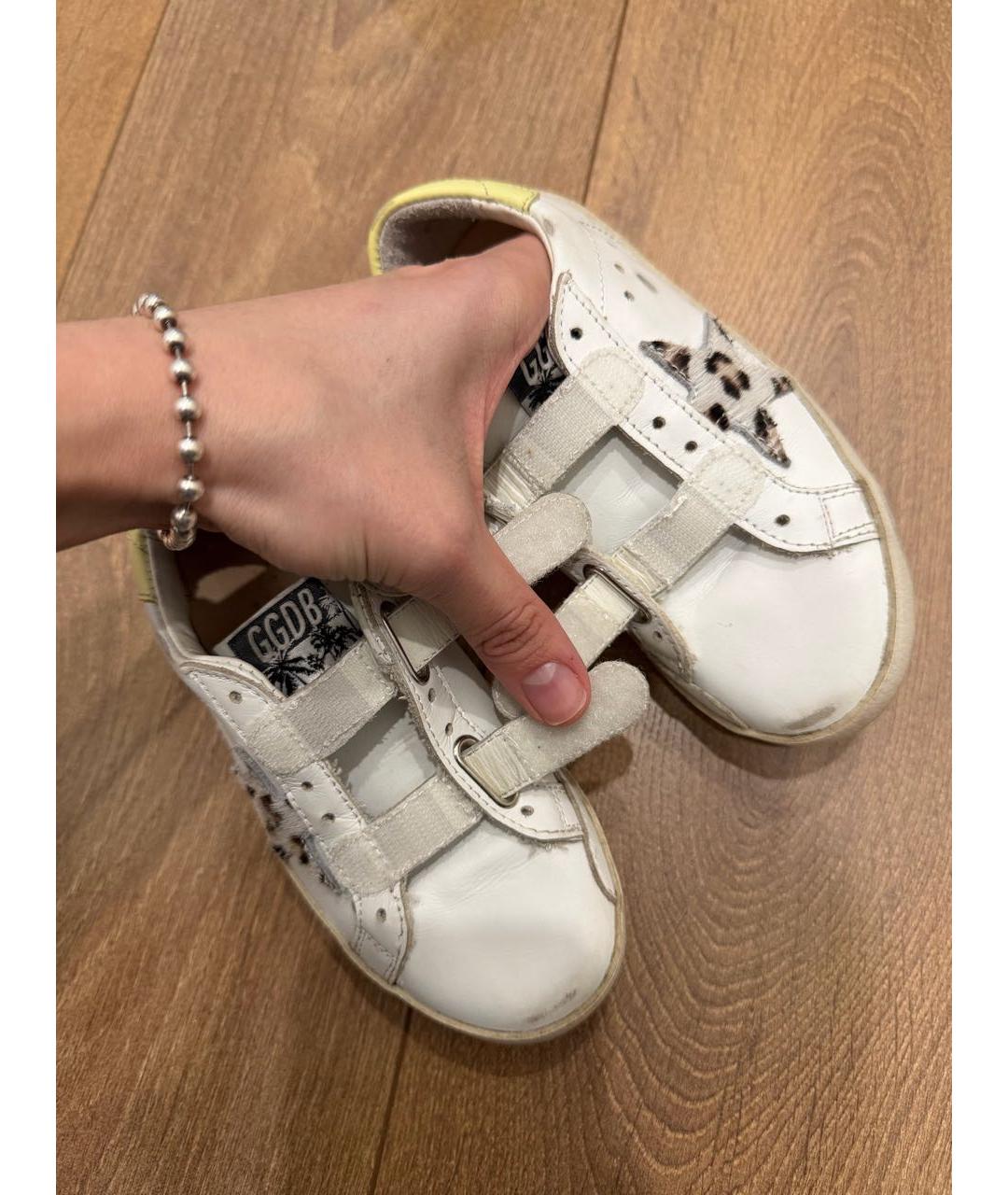 GOLDEN GOOSE DELUXE BRAND Белые кожаные кеды, фото 6