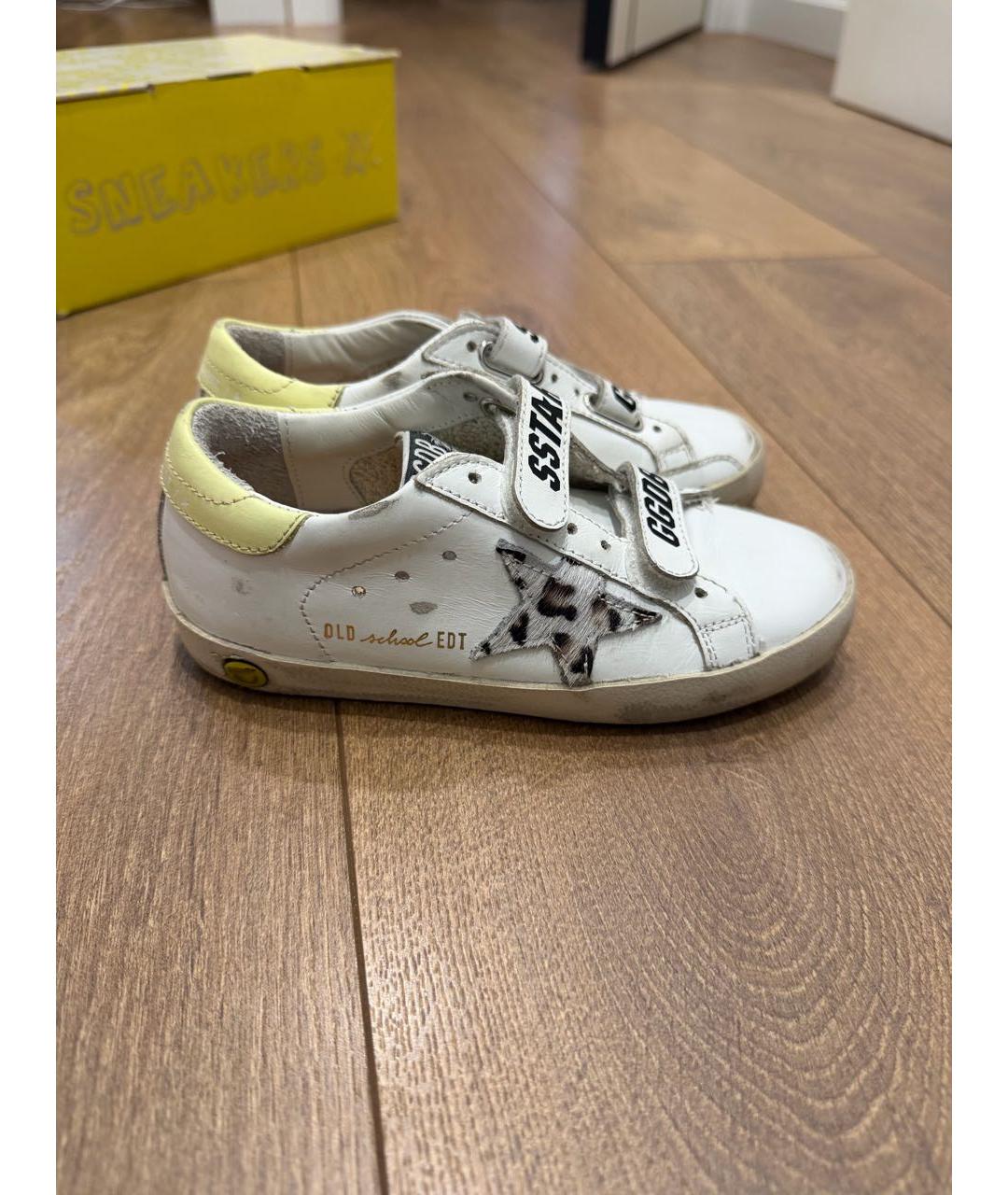 GOLDEN GOOSE DELUXE BRAND Белые кожаные кеды, фото 9