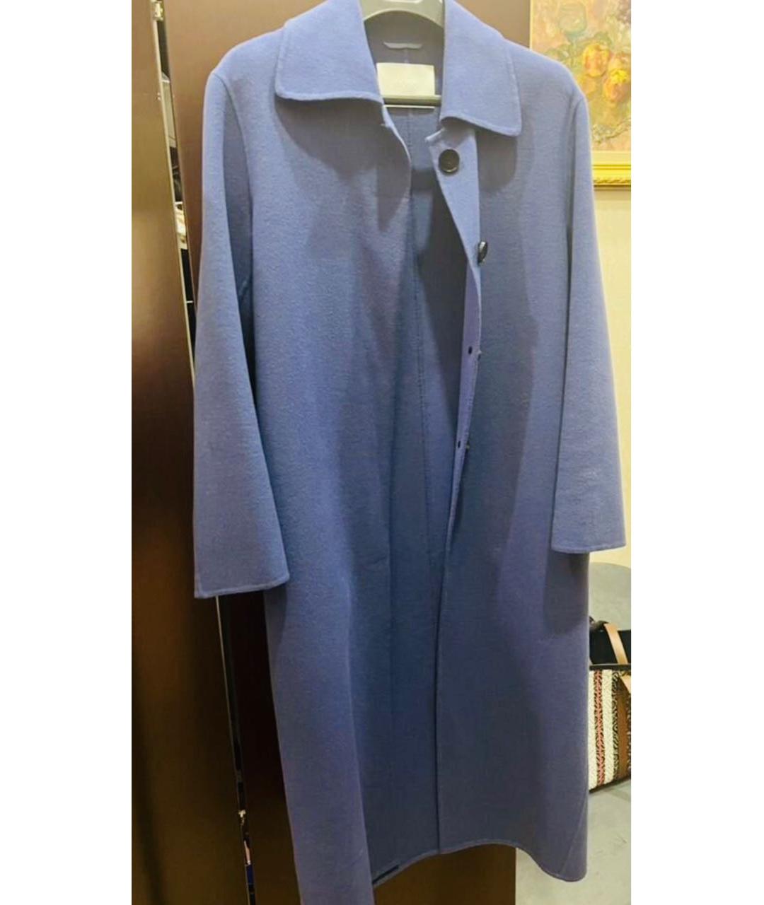 HUGO BOSS Синее шерстяное пальто, фото 6