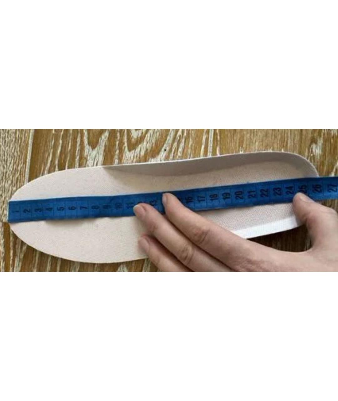 TRUSSARDI JEANS Бежевые кеды из искусственной кожи, фото 5