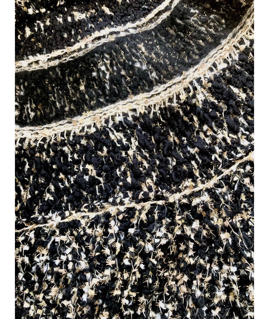 CHANEL Черный шерстяной джемпер / свитер, фото 2