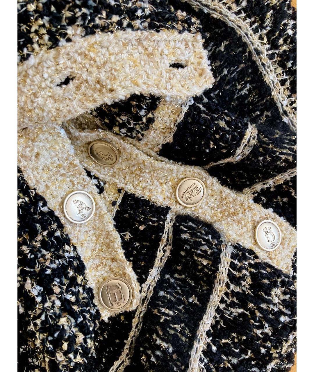 CHANEL Черный шерстяной джемпер / свитер, фото 3