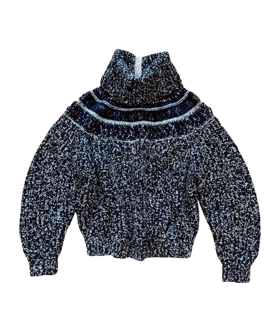 CHANEL Черный шерстяной джемпер / свитер, фото 1