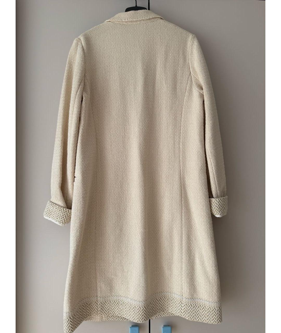 PINKO Бежевый хлопковый жакет/пиджак, фото 3