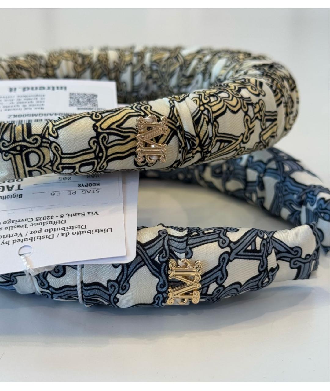 MAX MARA Голубая повязка, фото 4