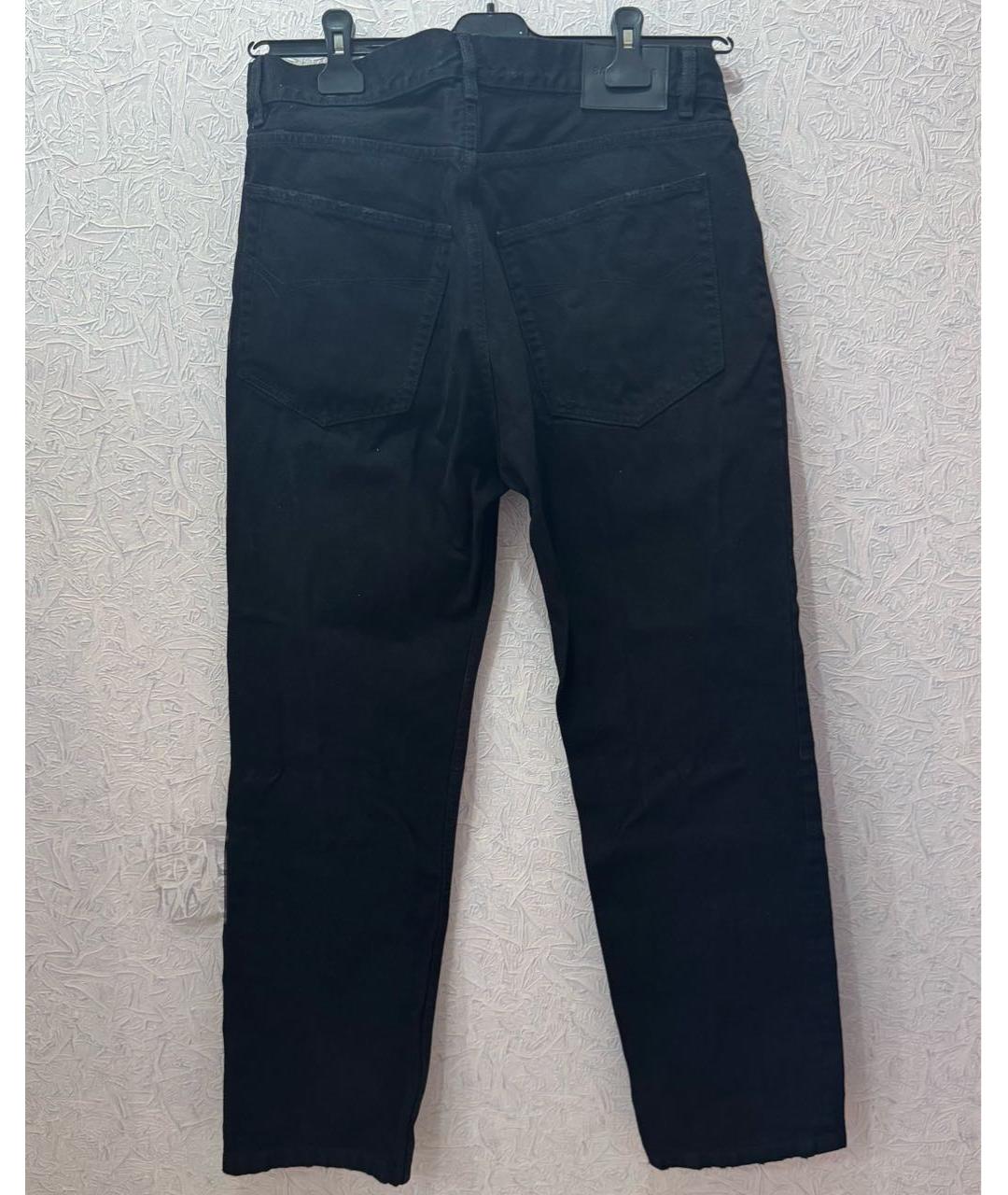 BALENCIAGA Черные хлопковые джинсы скинни, фото 2